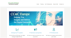 Desktop Screenshot of ccceurope.com