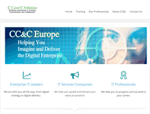 Tablet Screenshot of ccceurope.com